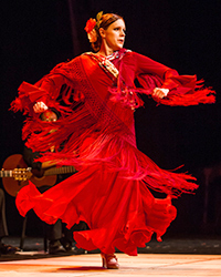 Flamenco dancer Julie Galle Baggenstoss
